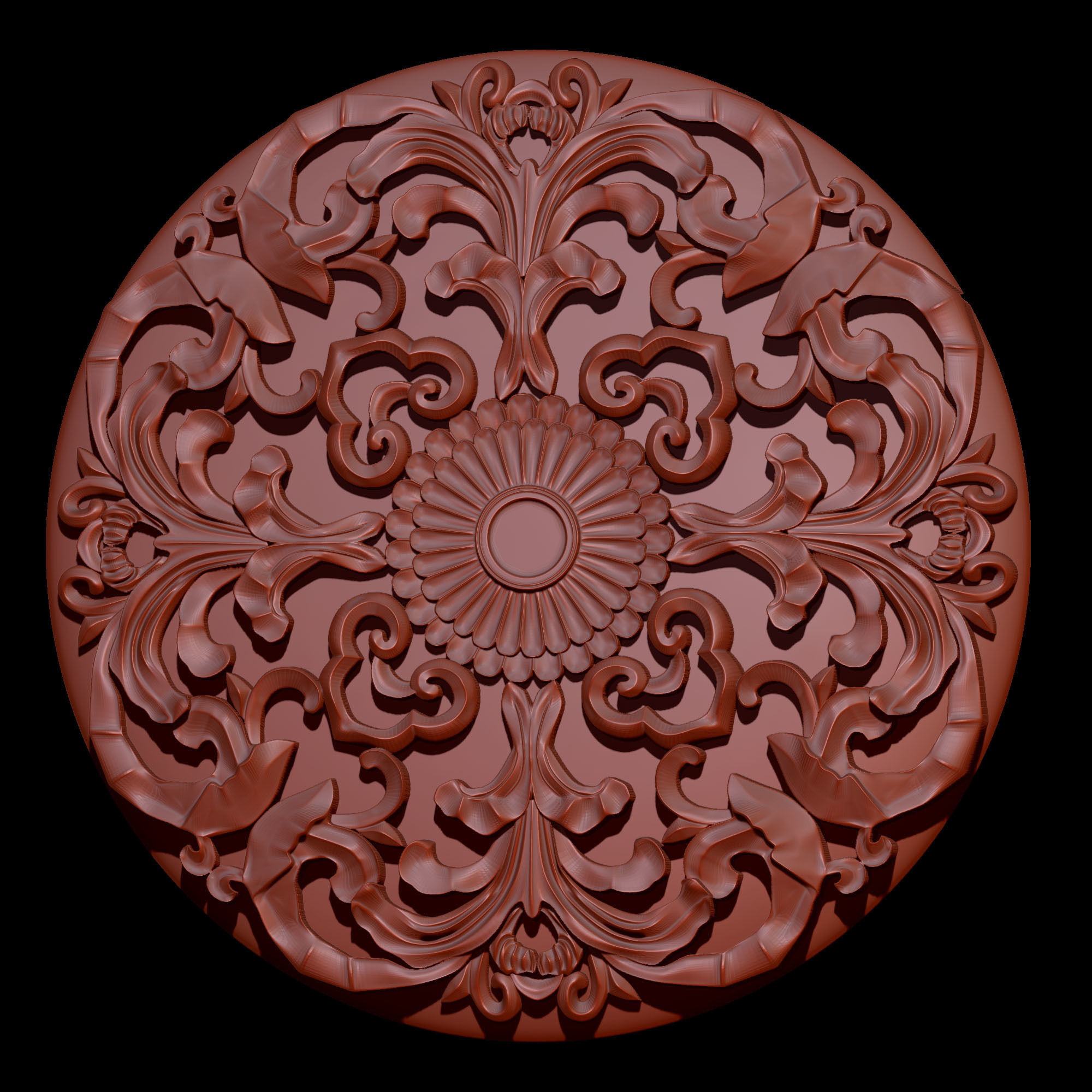 8 Ornament Circular 3Dmodel Brush alpha vol3 3D model_12