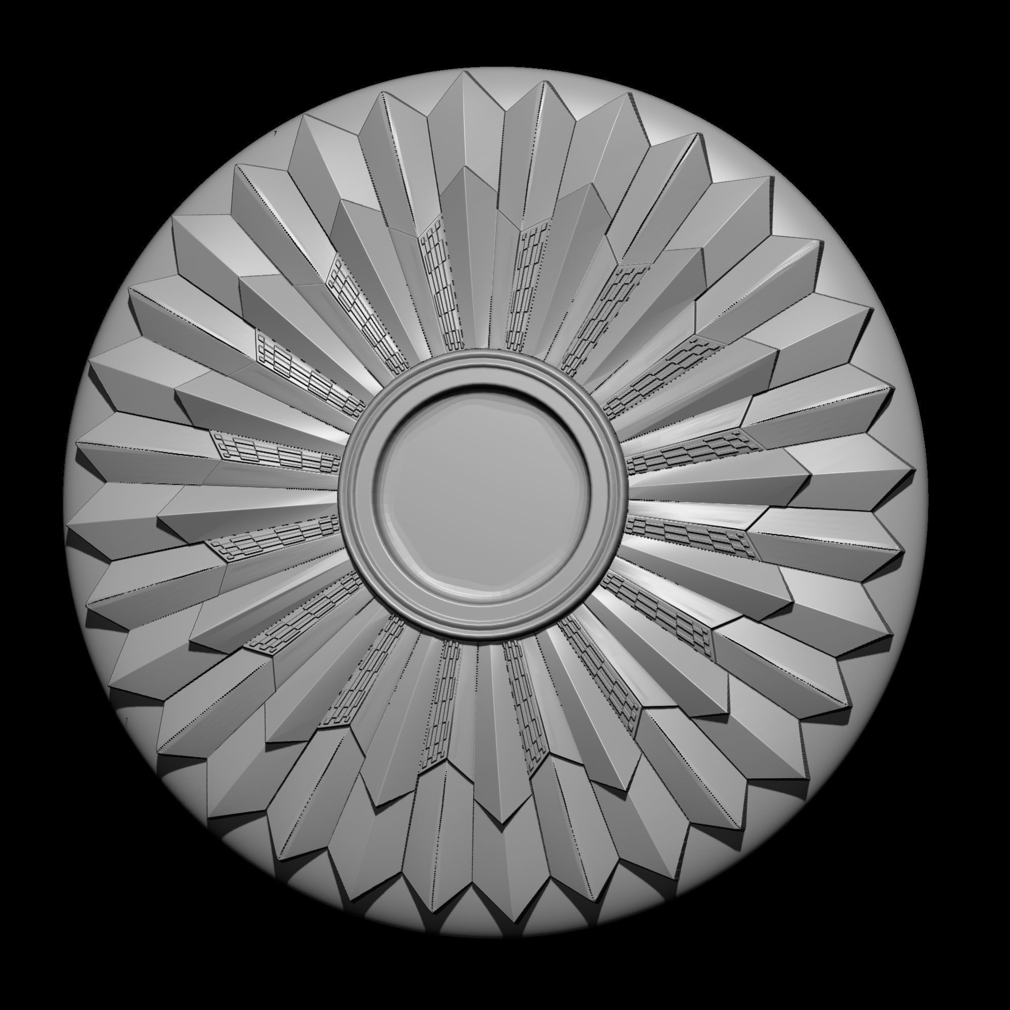 8 Ornament Circular 3Dmodel Brush alpha vol3 3D model_15