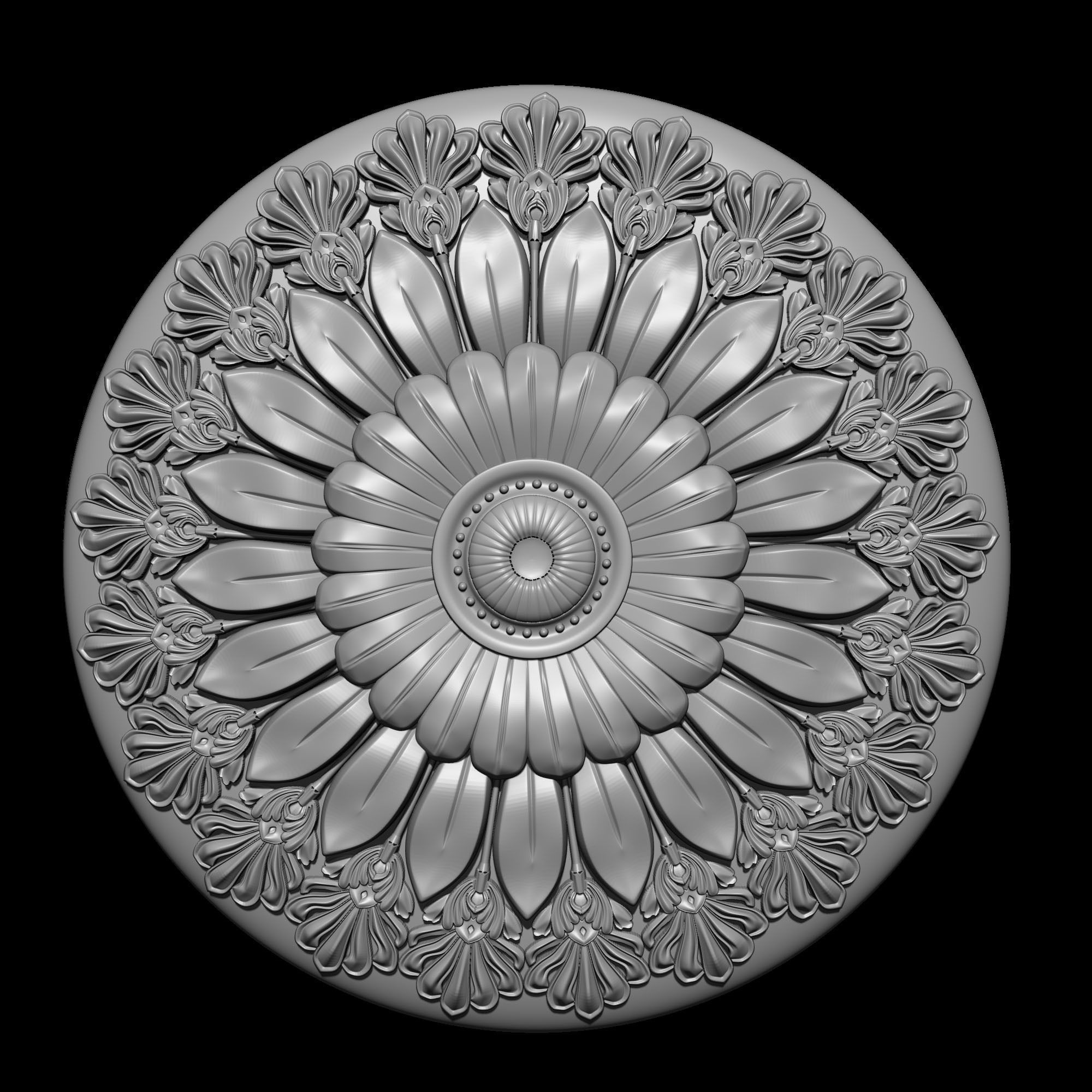 8 Ornament Circular 3Dmodel Brush alpha vol3 3D model_19