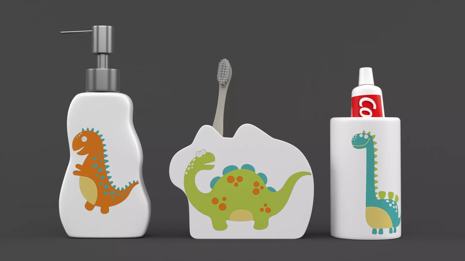 Bathroom Accessories 3D model_0