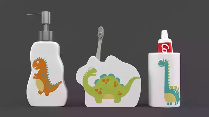 Bathroom Accessories 3D model