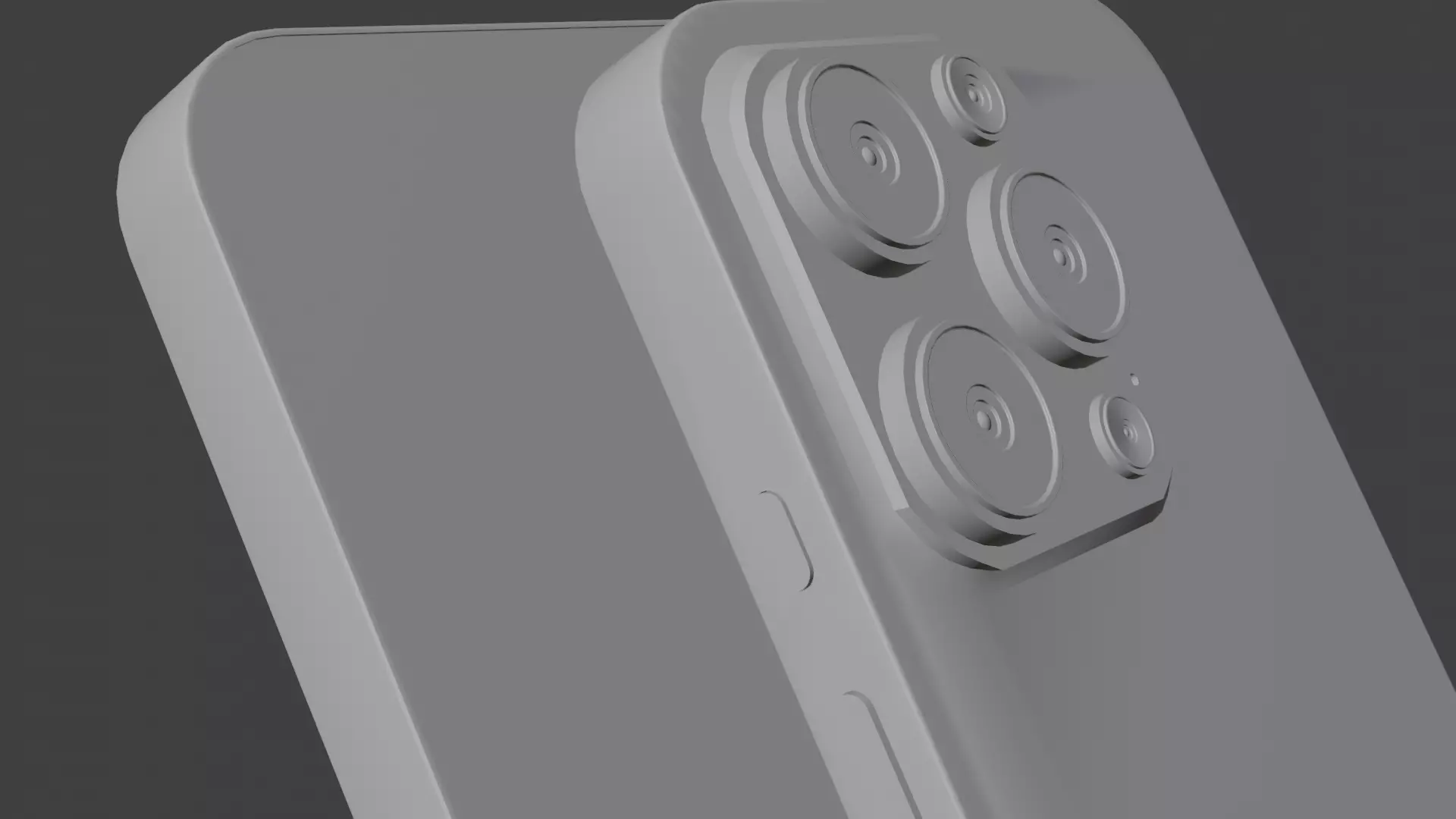 Iphone 15 Low-poly 3D model_0