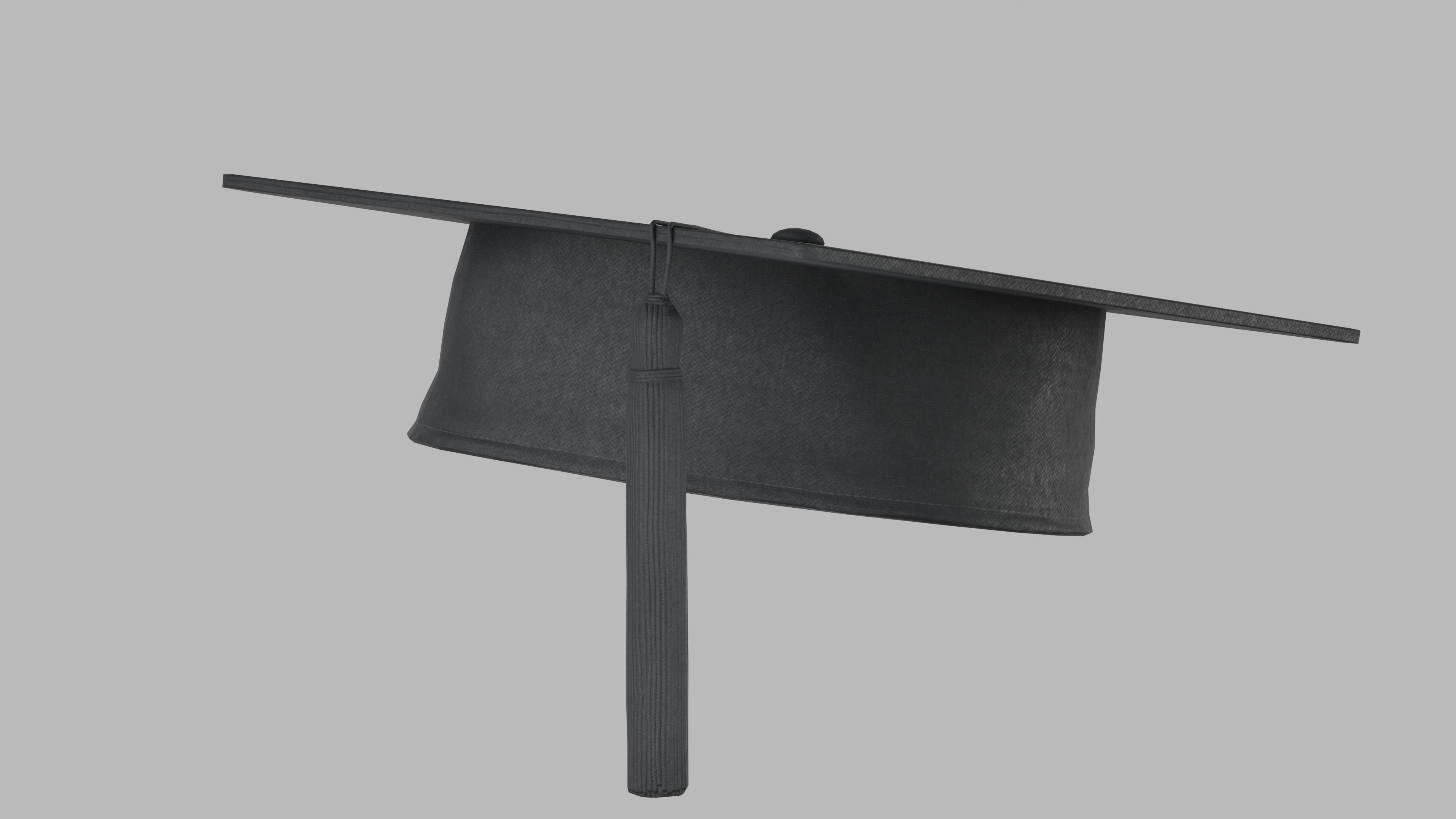 Academic Hat Free low-poly 3D model_4