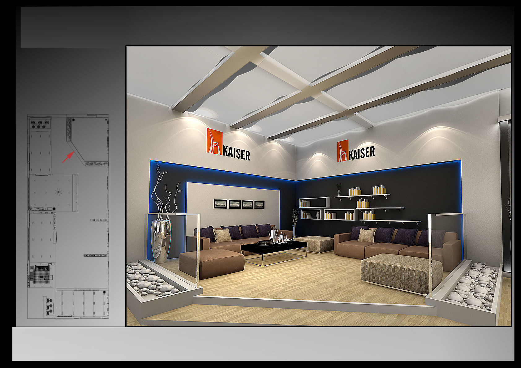 Exhibition - Area - 12X30-3DMAX2009-05 3D model_4