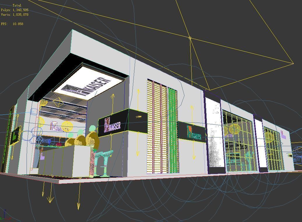 Exhibition - Area - 12X30-3DMAX2009-05 3D model_6