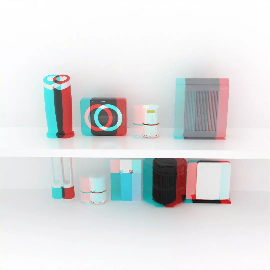 air purifiers examples 3D model