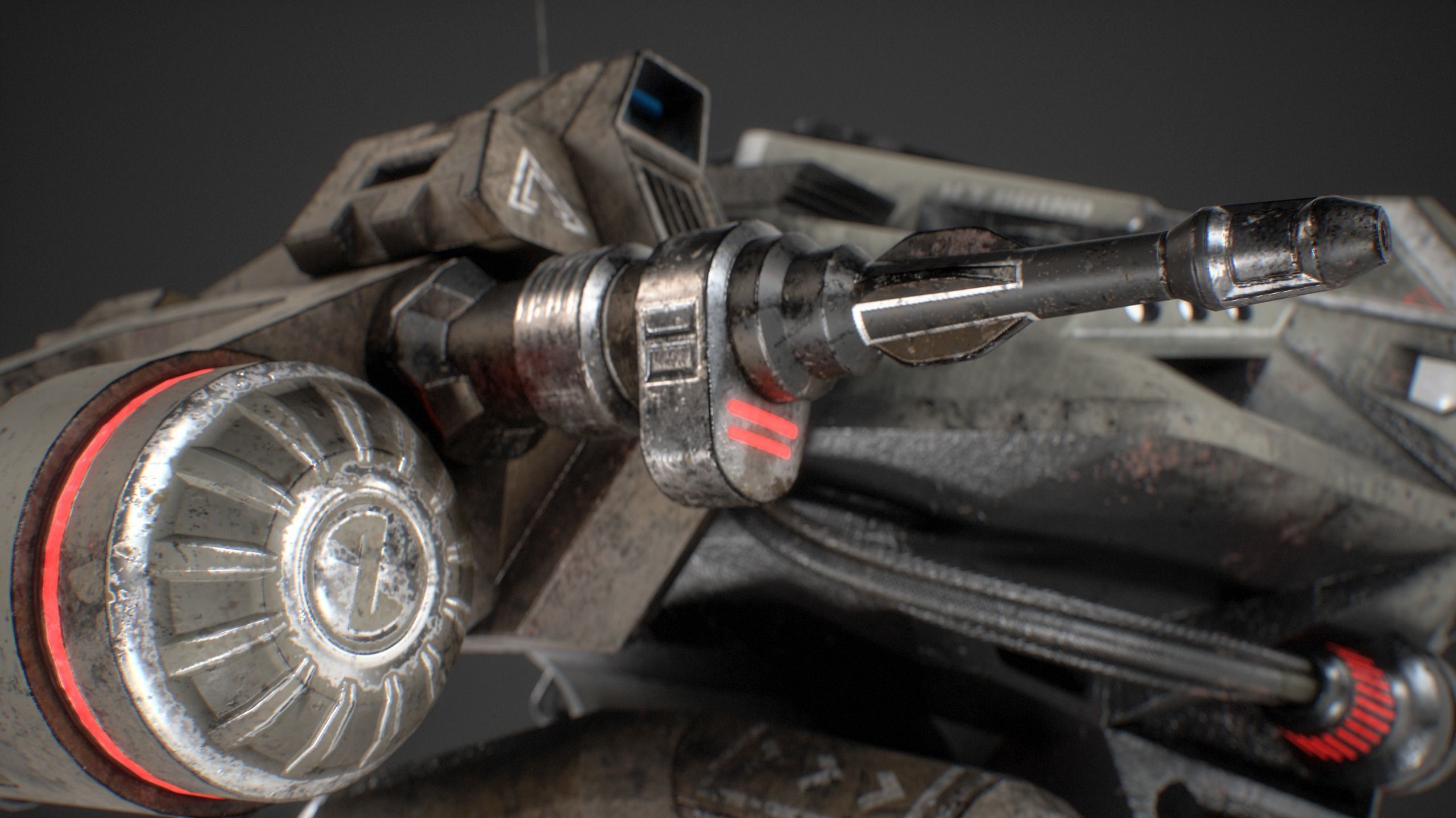 Low Poly Robot Rhino  Low-poly 3D model_7