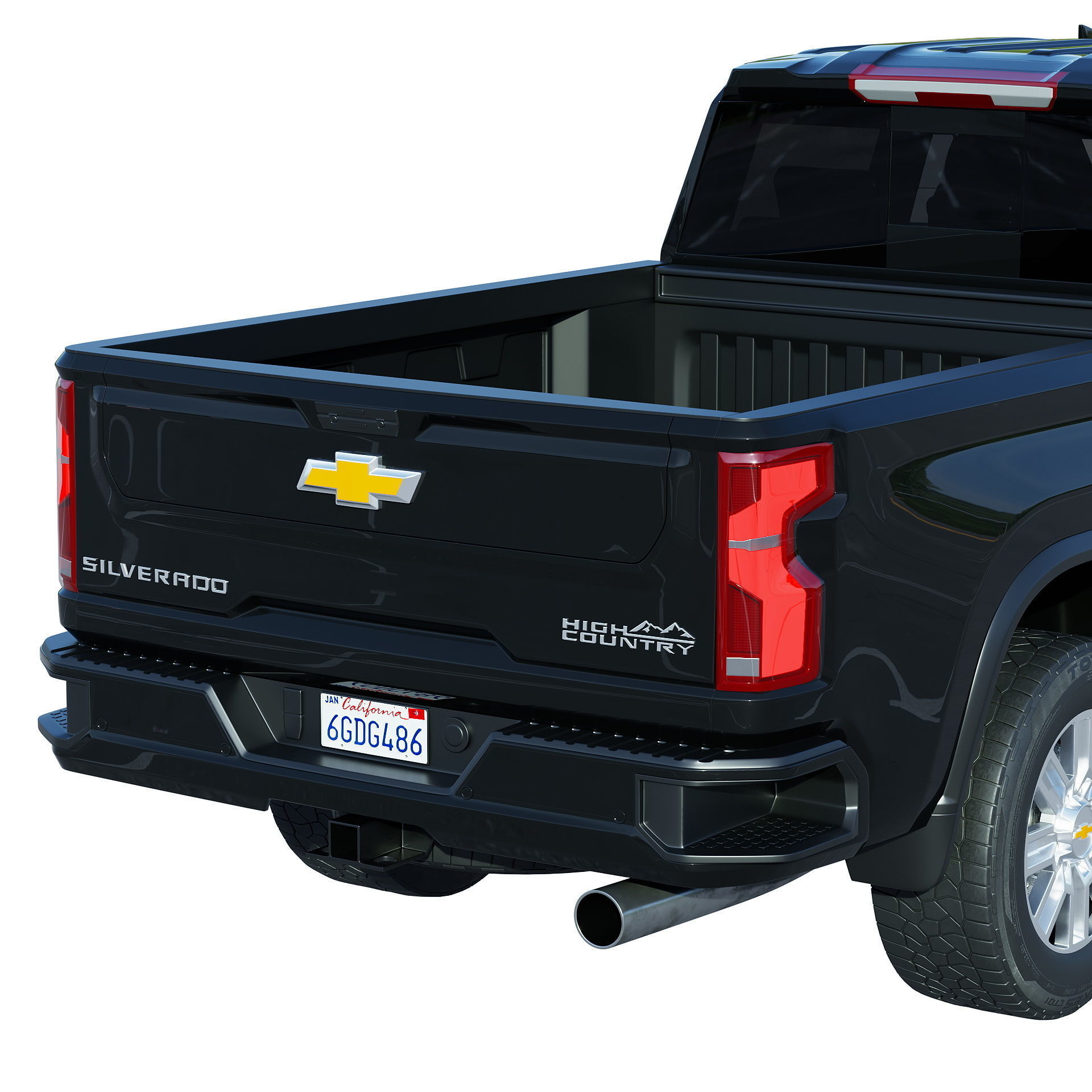 Chevrolet Silverado 2500HD High Country 2023 3D model_8