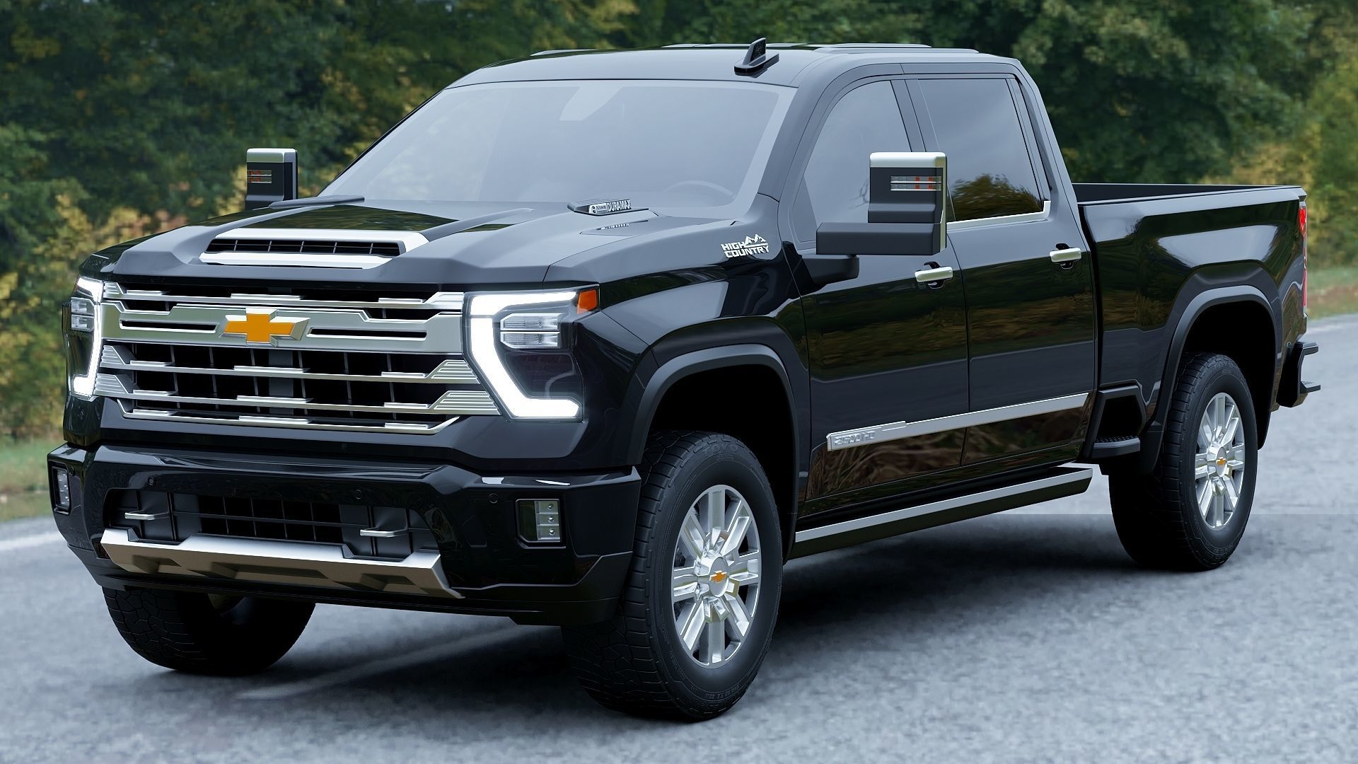 Chevrolet Silverado 2500HD High Country 2023 3D model_11