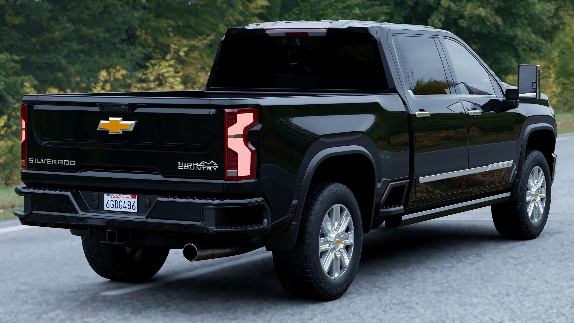 Chevrolet Silverado 2500HD High Country 2023 3D model_12