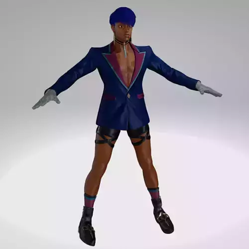 Street Figher VI - Eternity The Host Low-poly 3D model