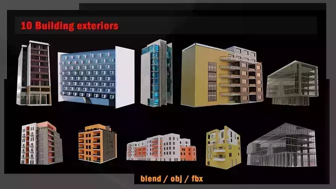 10 Building exteriors