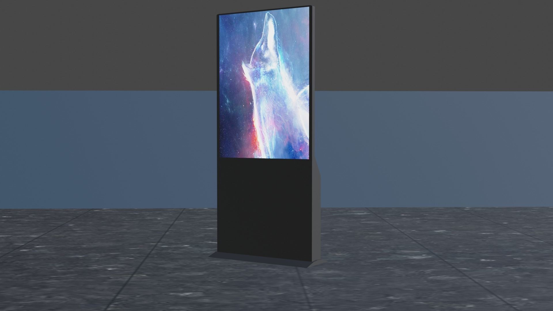 3d Led Screen Model Free Download Free low-poly 3D model_1