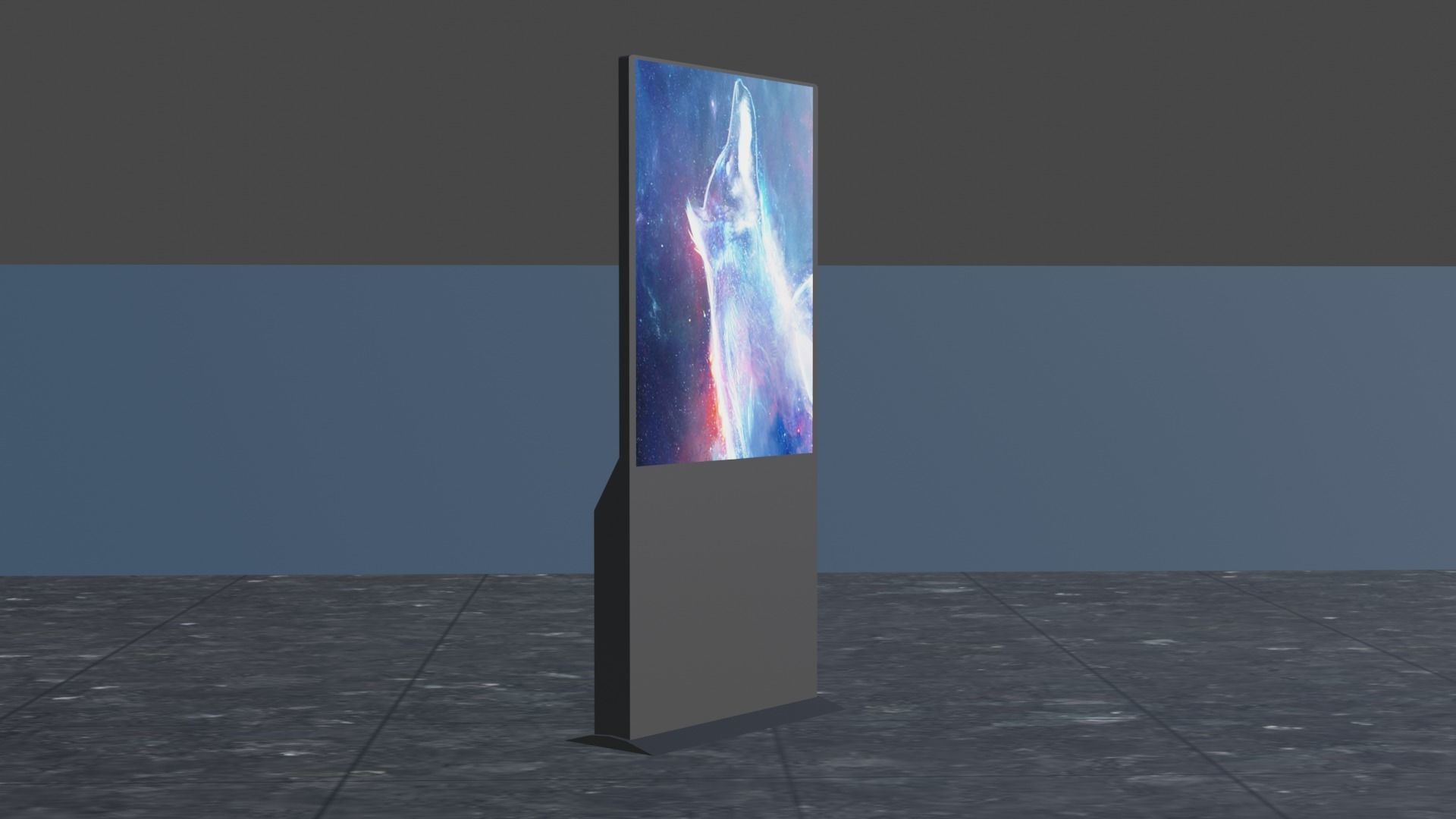 3d Led Screen Model Free Download Free low-poly 3D model_4