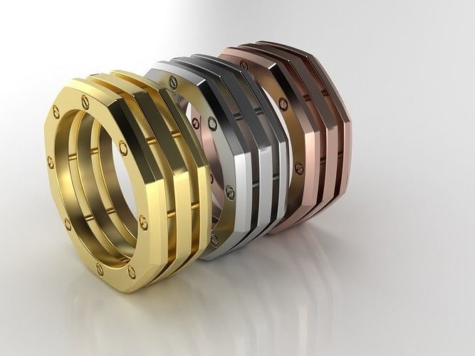 AC-PLAIN-RING-008 3D print model
