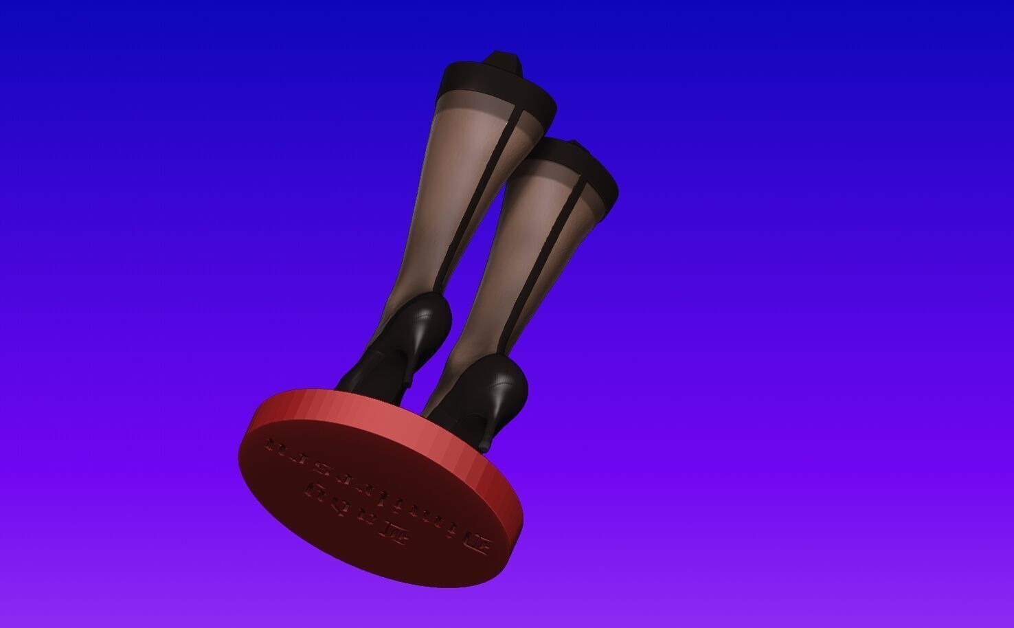 Lady Dimitrescu sexy pose undressing 3D print model_35