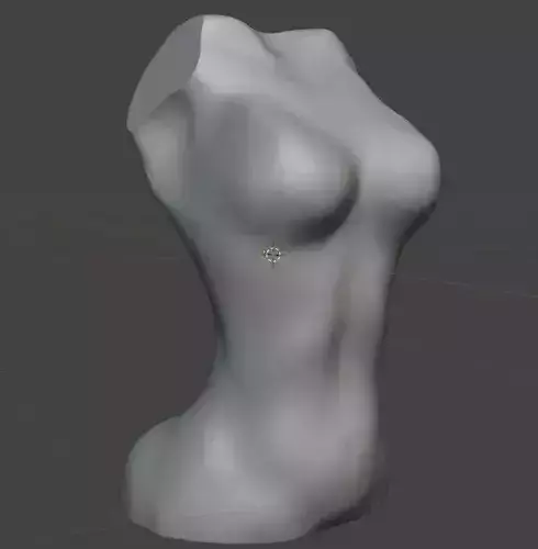 Womans torso sculpture