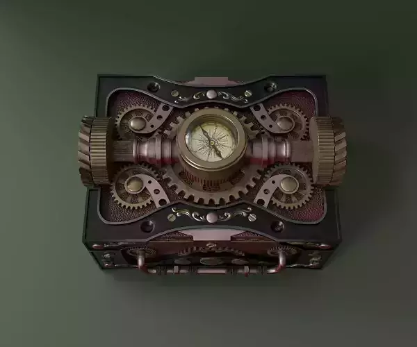Steampunk style box 017