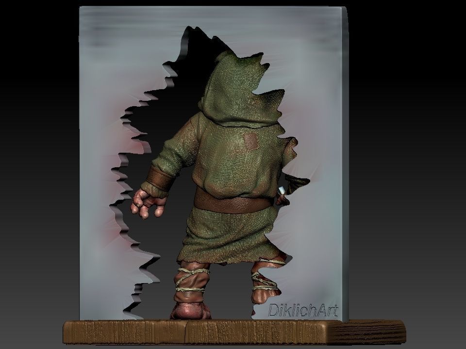 Troll 3D print model_28