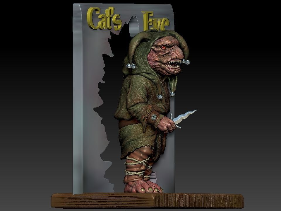 Troll 3D print model_40