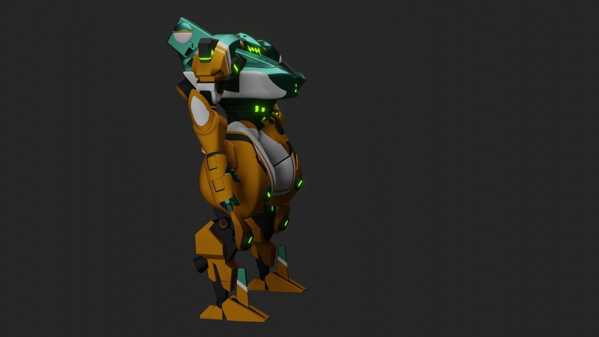 Sci-Fi robot  3D model_19