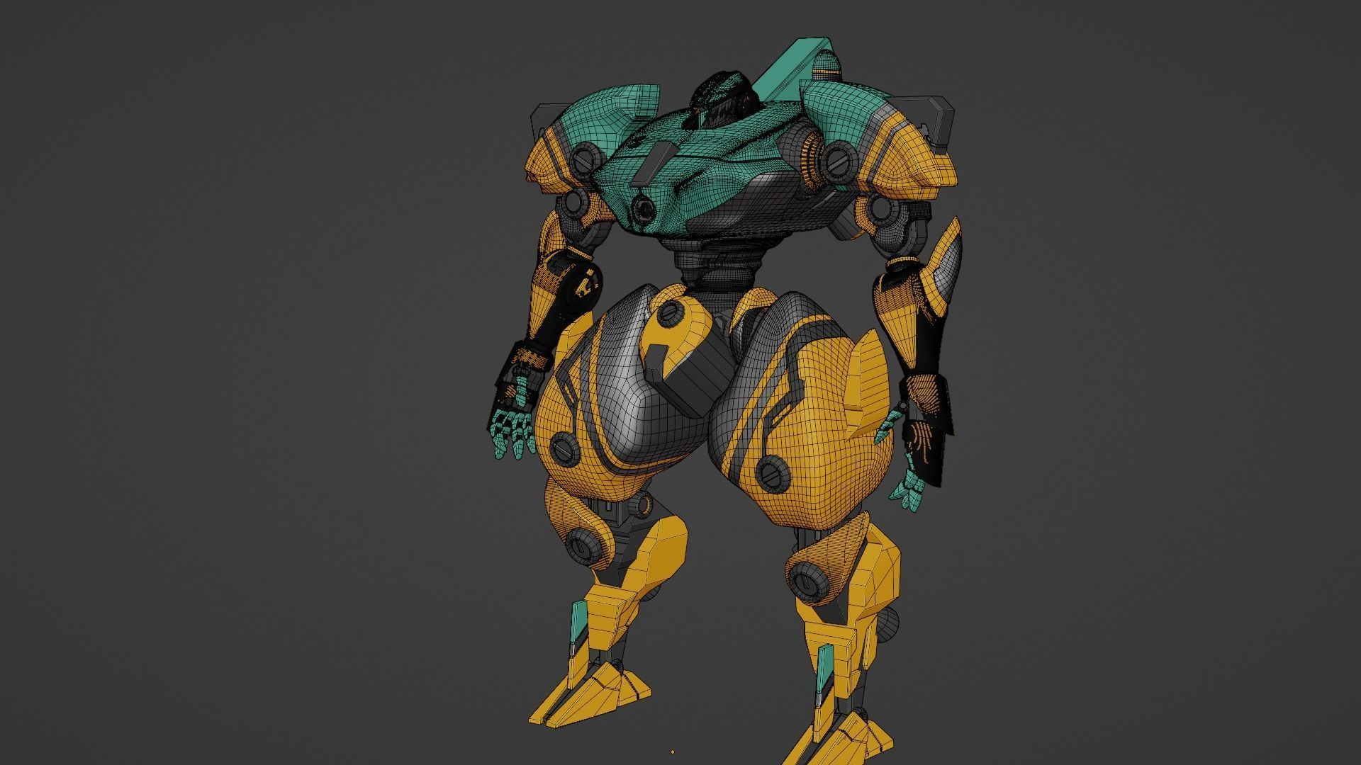 Sci-Fi robot  3D model_78