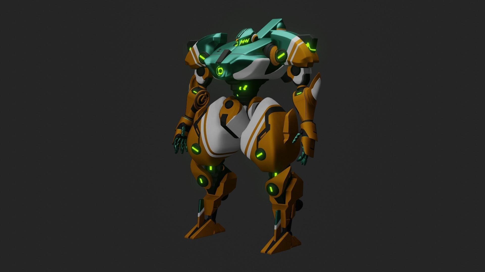 Sci-Fi robot  3D model_18