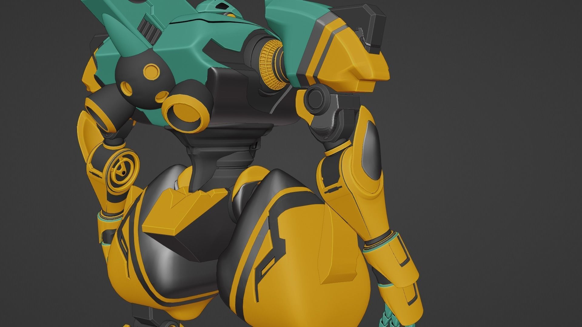 Sci-Fi robot  3D model_52