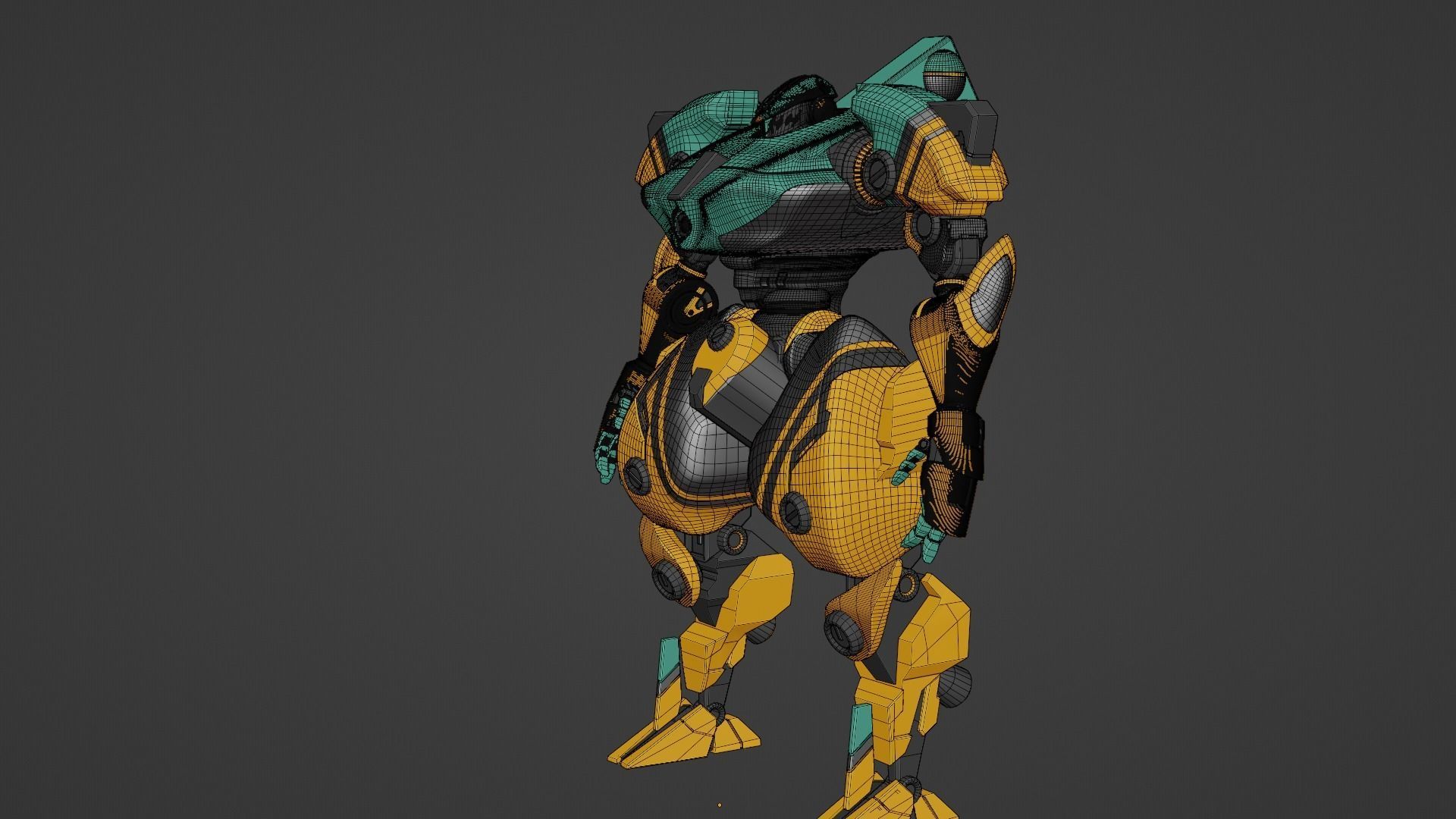 Sci-Fi robot  3D model_72