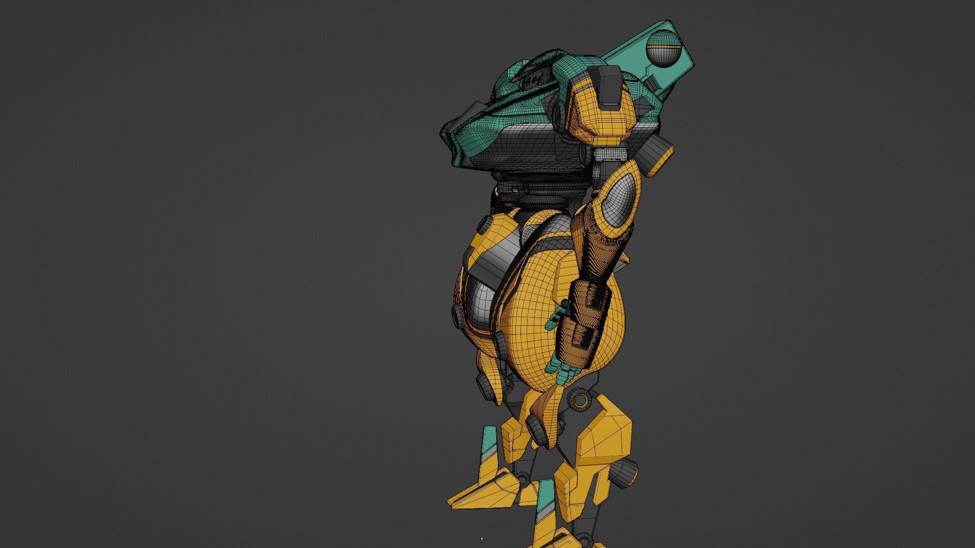 Sci-Fi robot  3D model_70