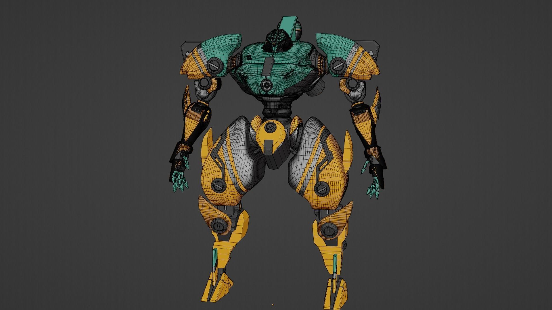 Sci-Fi robot  3D model_64