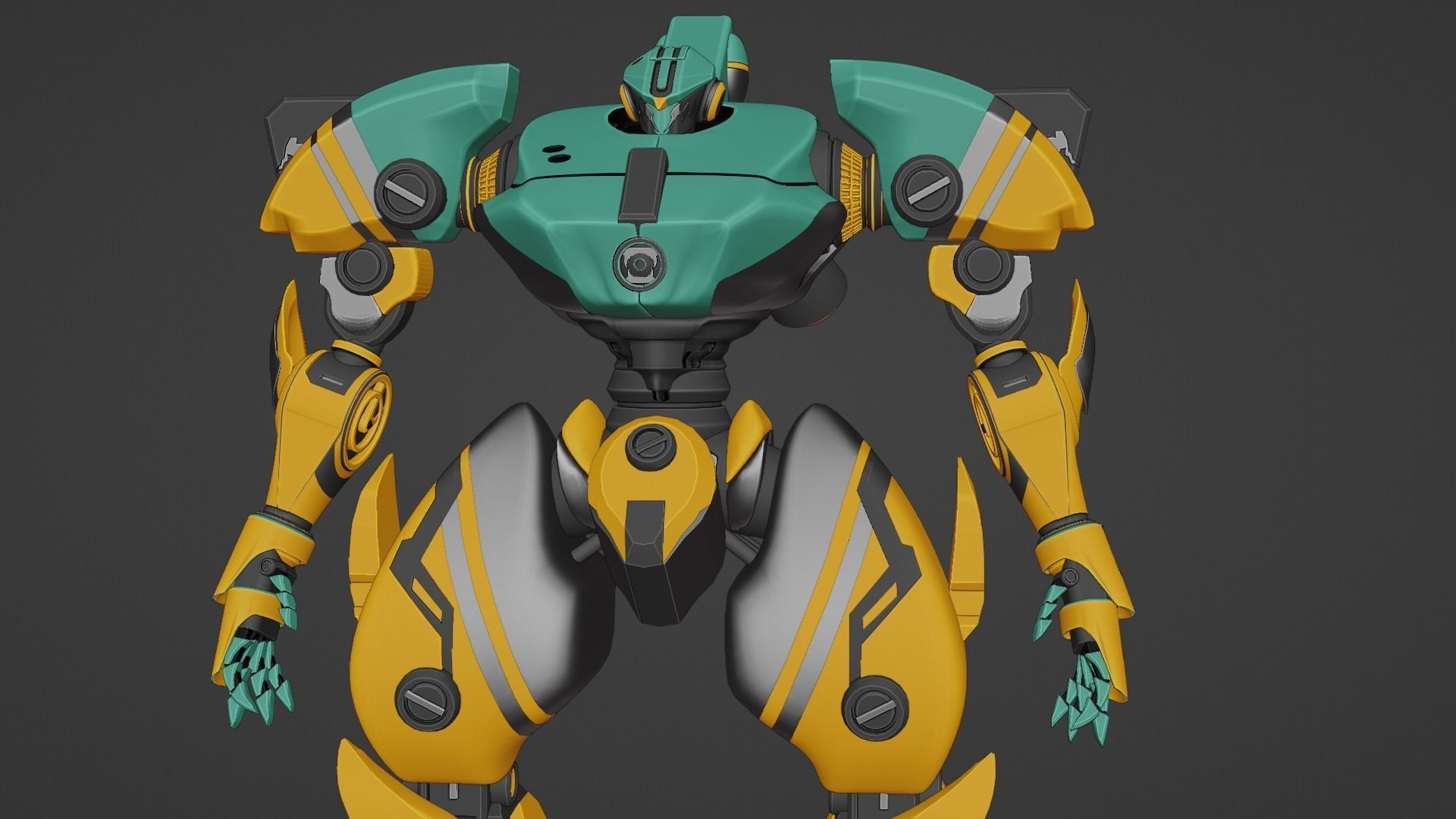 Sci-Fi robot  3D model_56