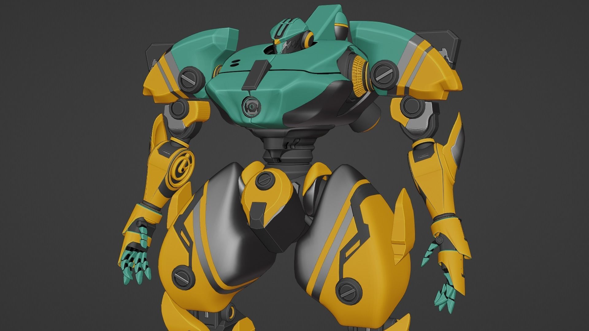 Sci-Fi robot  3D model_44