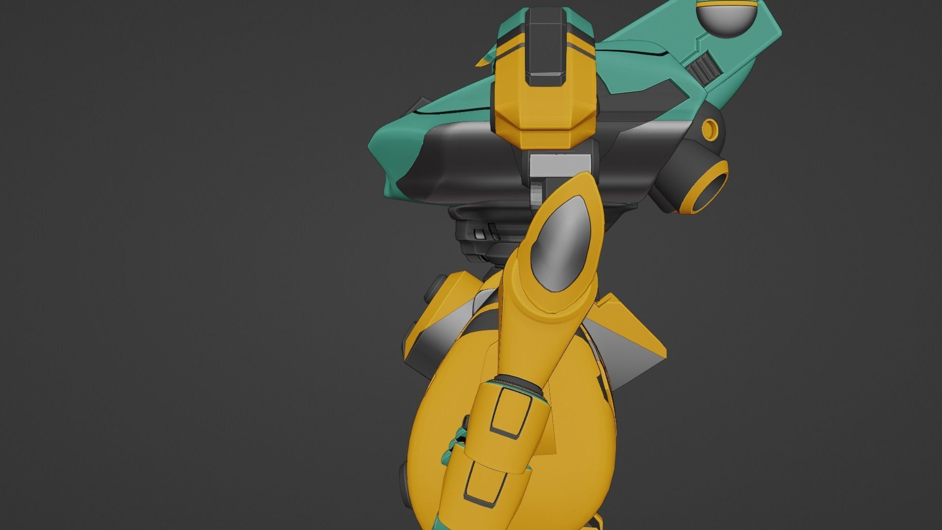 Sci-Fi robot  3D model_39