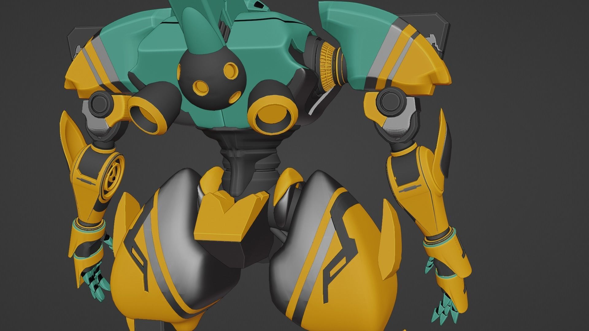 Sci-Fi robot  3D model_58