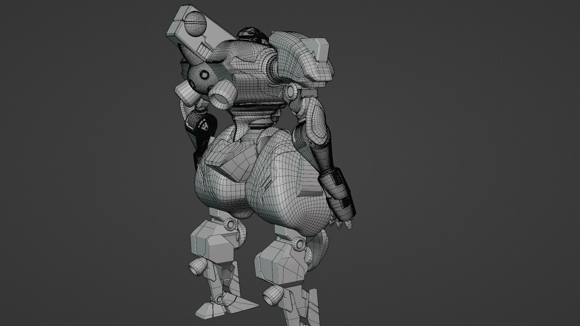 Sci-Fi robot  3D model_79