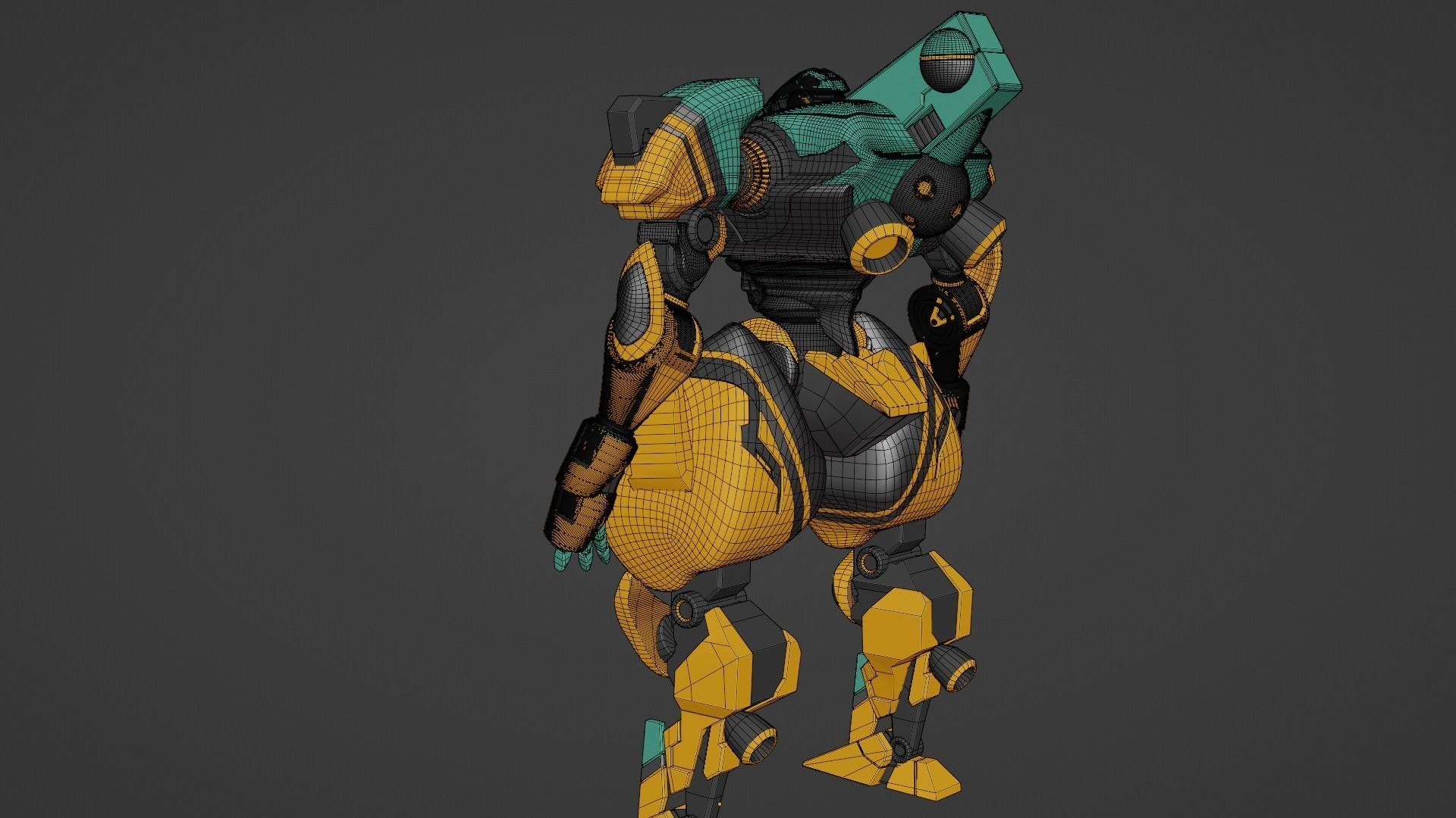 Sci-Fi robot  3D model_67