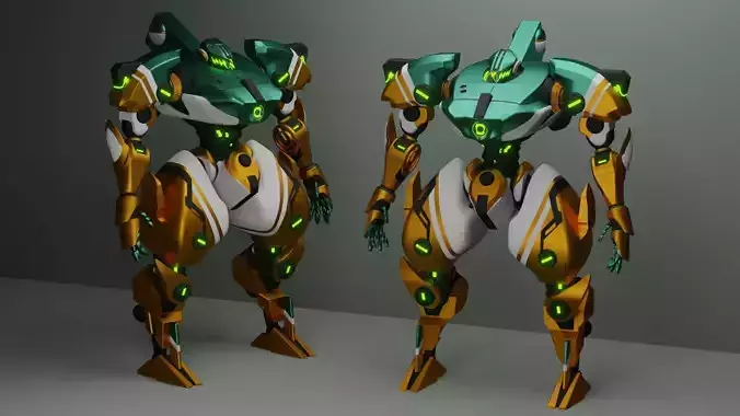 Sci-Fi robot  3D model