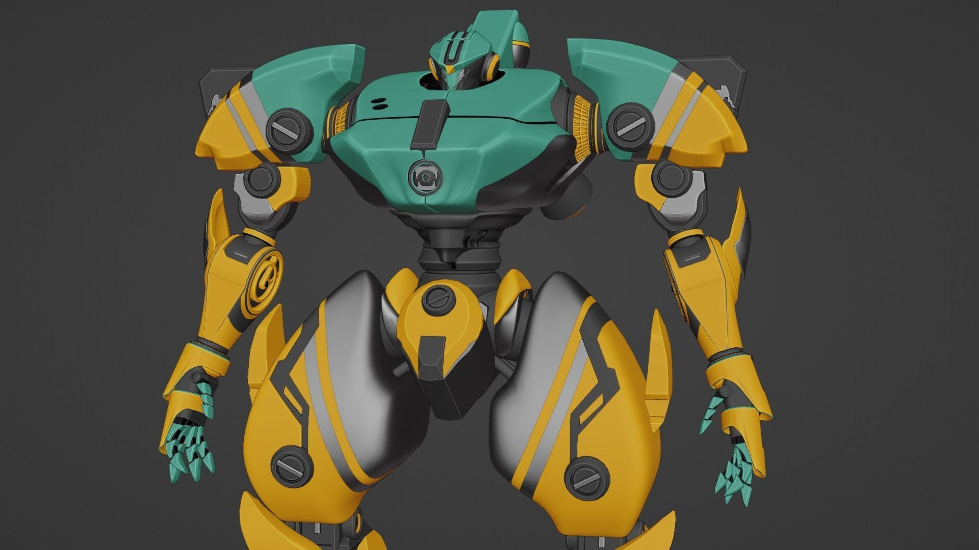 Sci-Fi robot  3D model_53