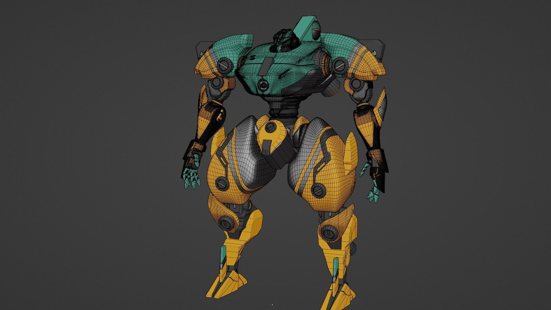 Sci-Fi robot  3D model_73