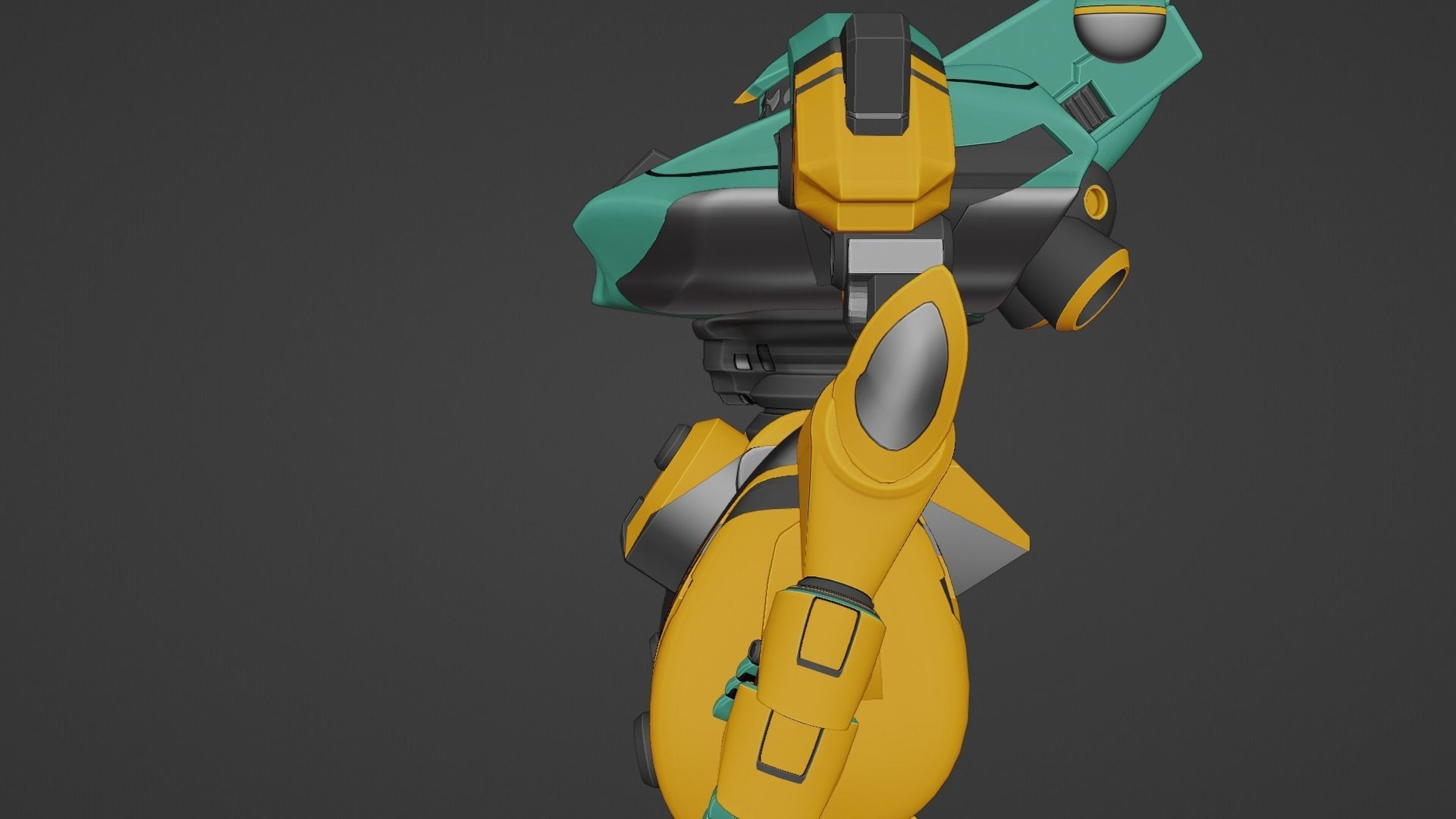 Sci-Fi robot  3D model_37