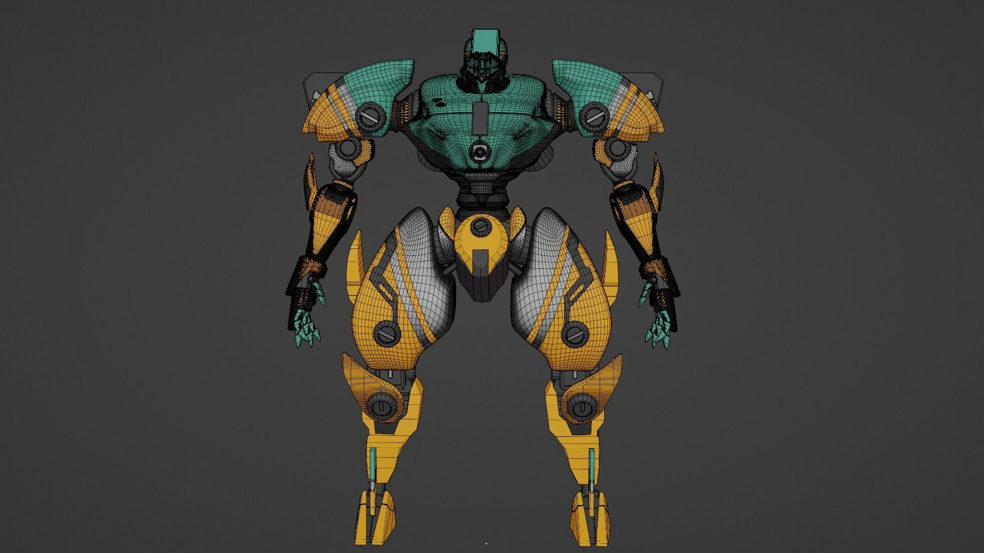 Sci-Fi robot  3D model_65