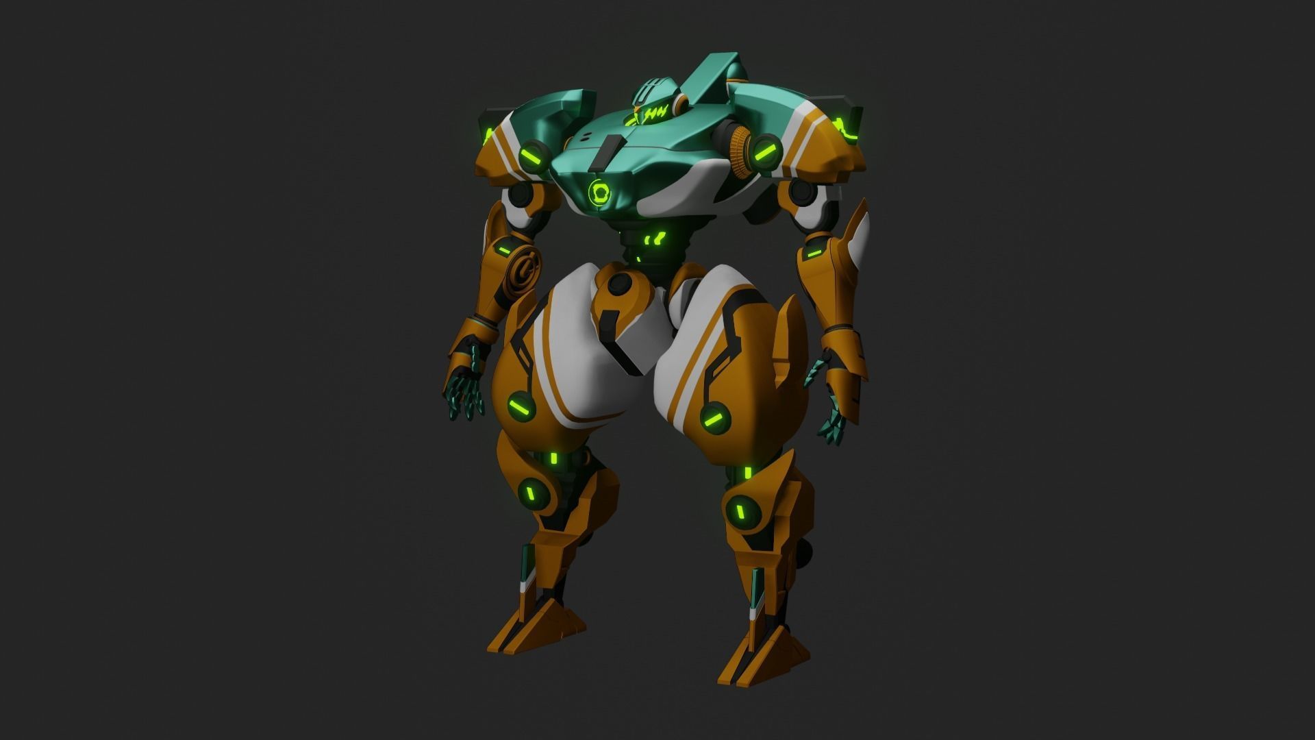 Sci-Fi robot  3D model_30
