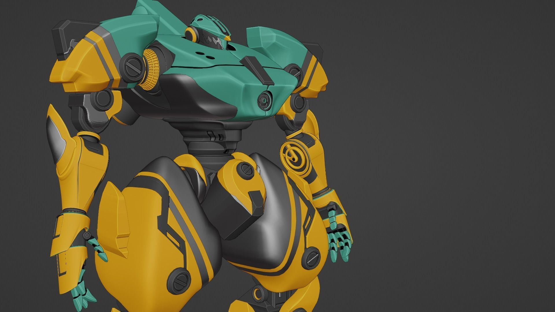 Sci-Fi robot  3D model_48