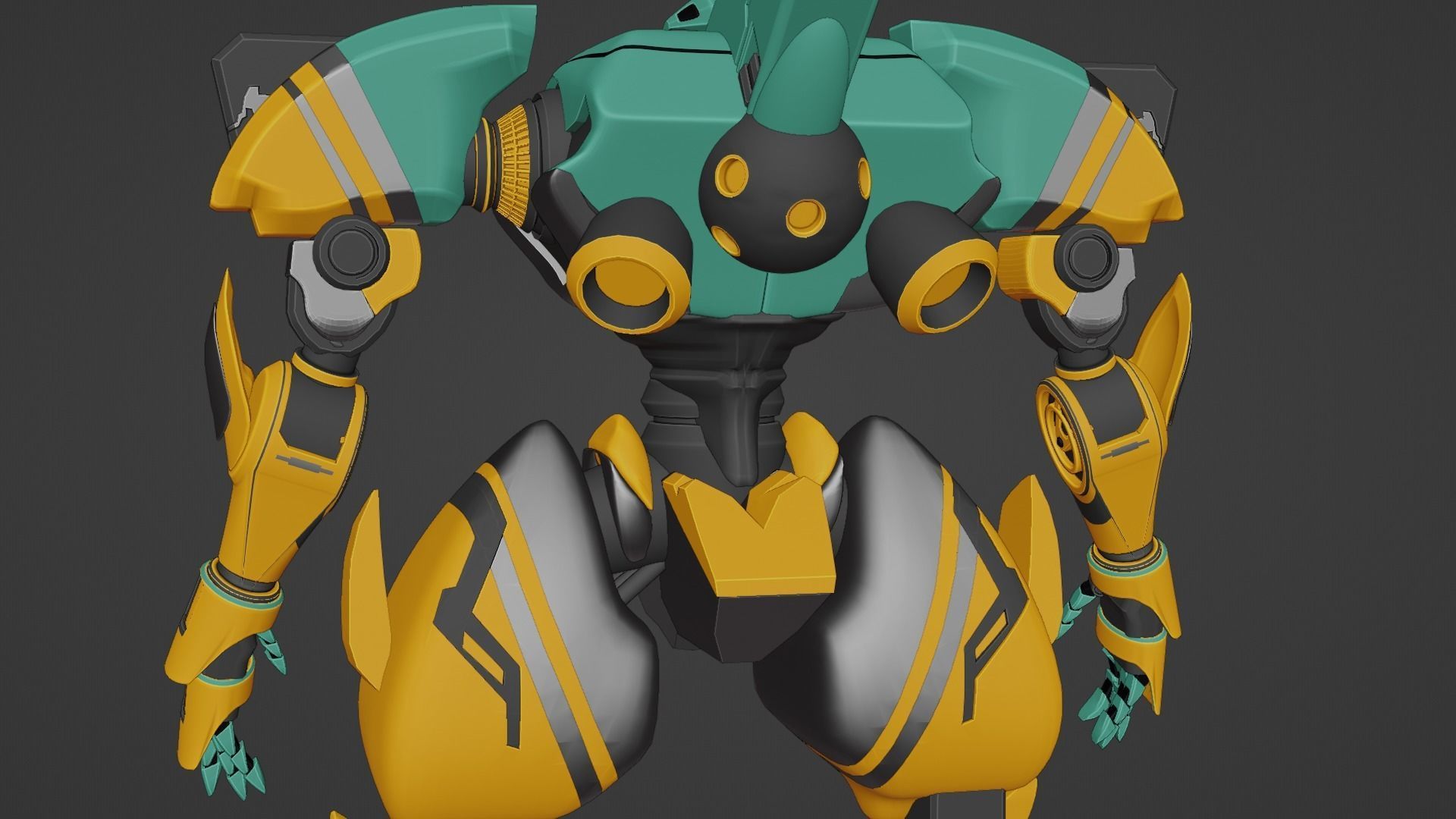 Sci-Fi robot  3D model_54