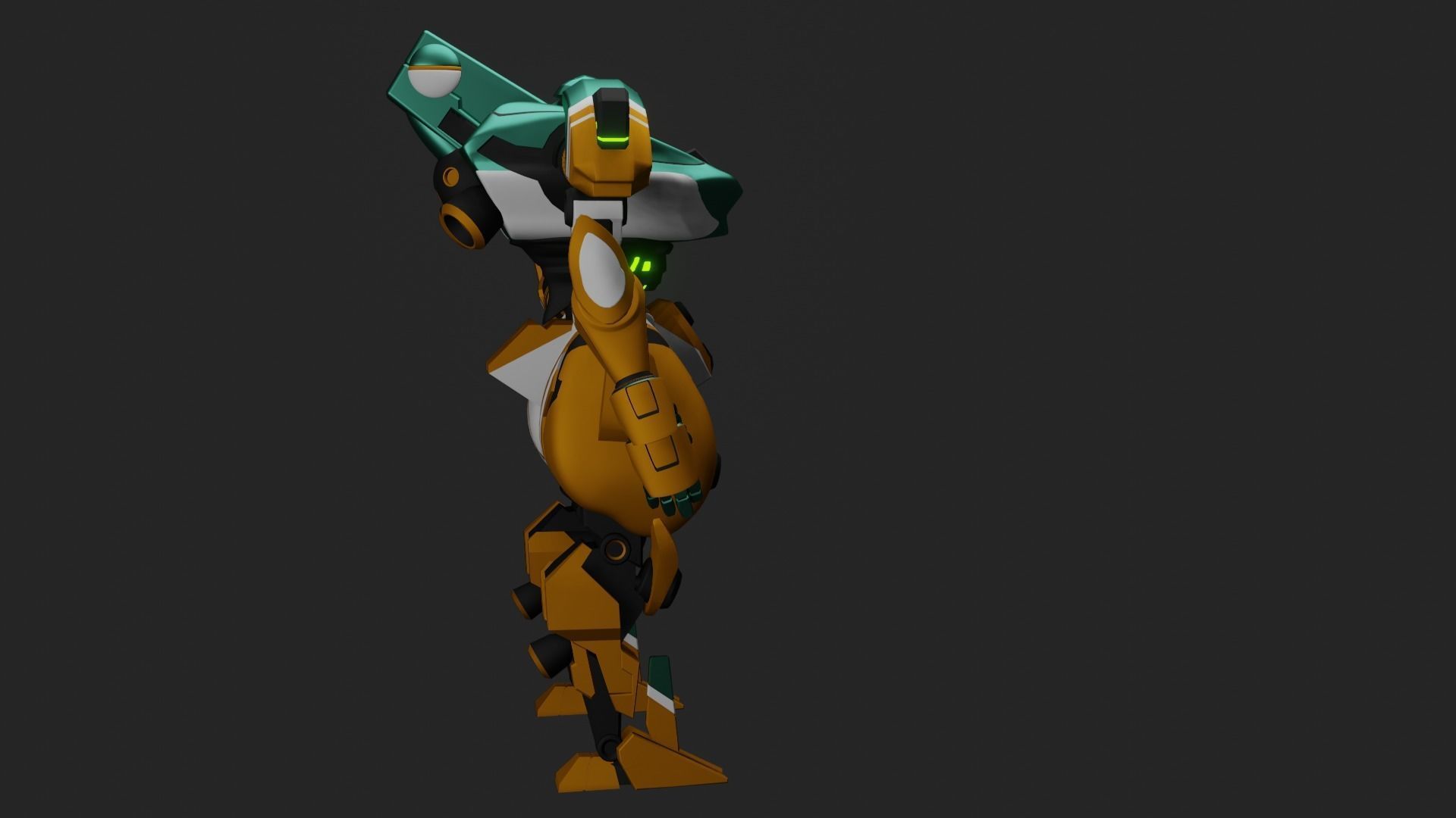 Sci-Fi robot  3D model_16
