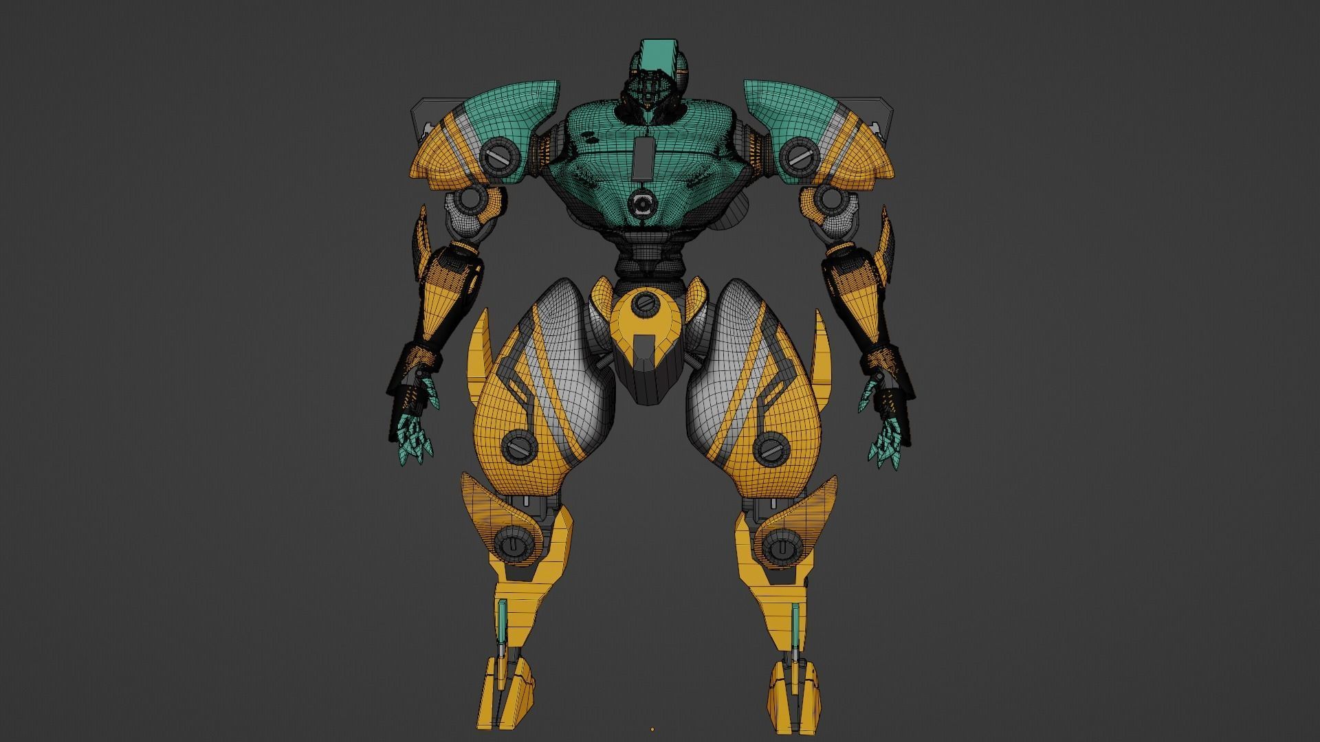 Sci-Fi robot  3D model_61
