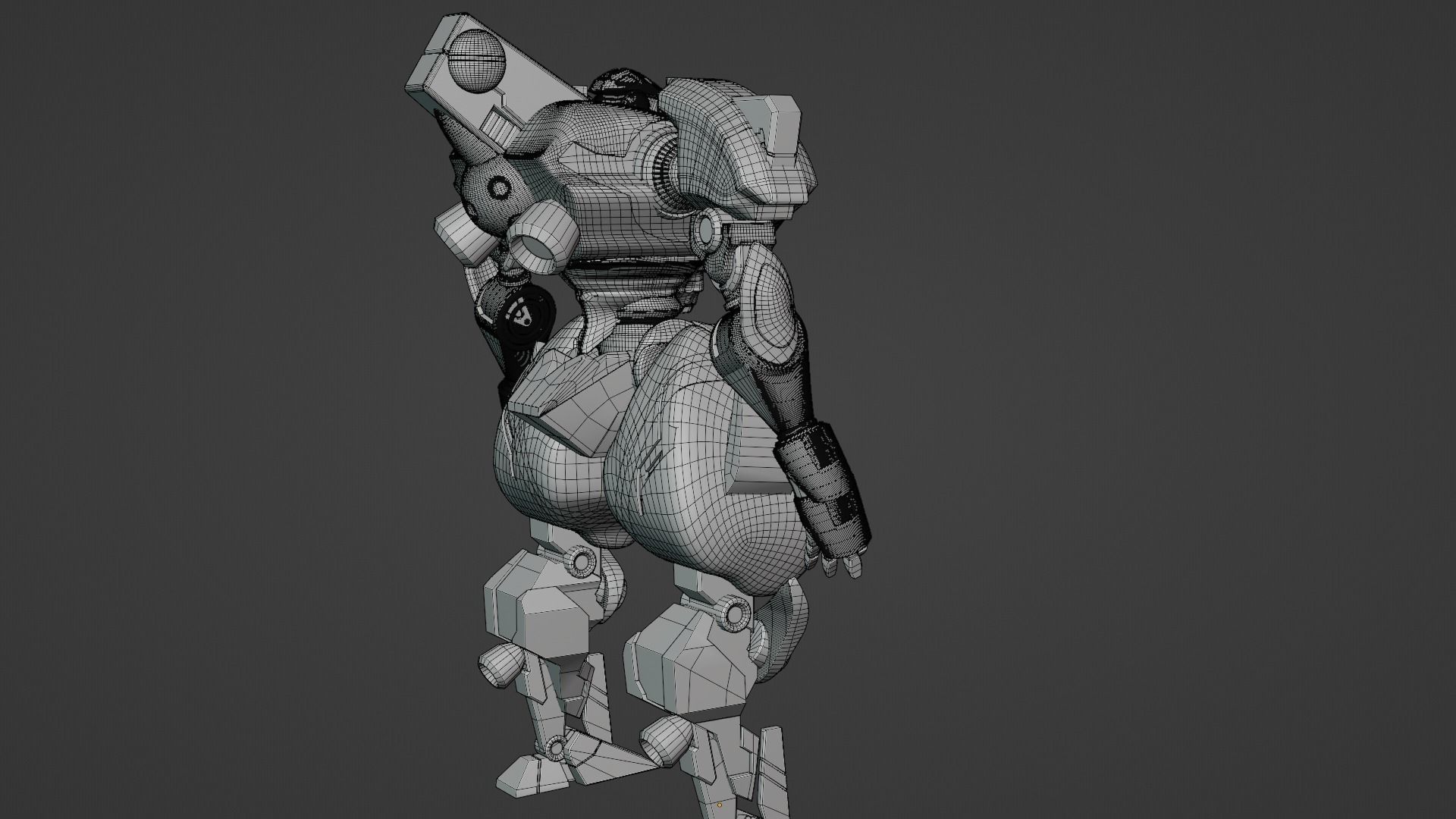 Sci-Fi robot  3D model_81