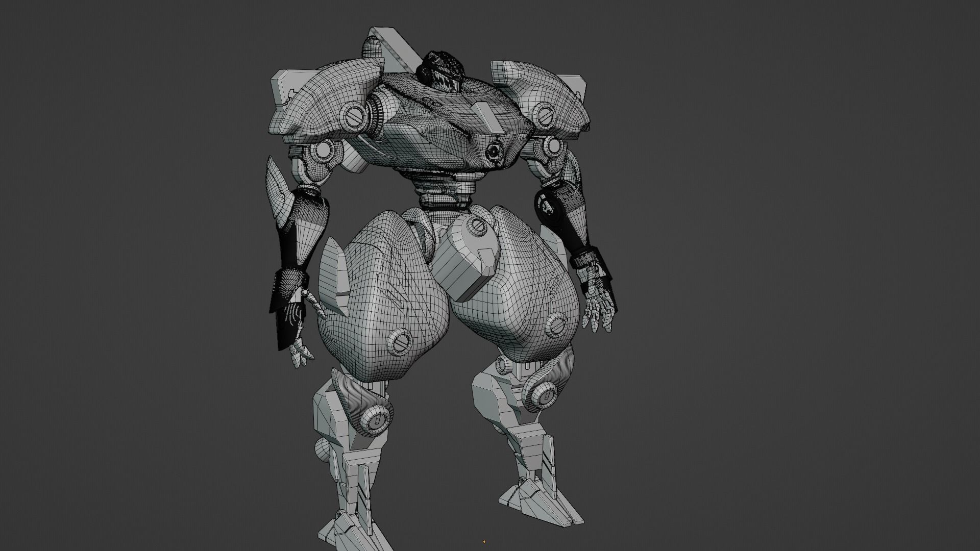 Sci-Fi robot  3D model_89