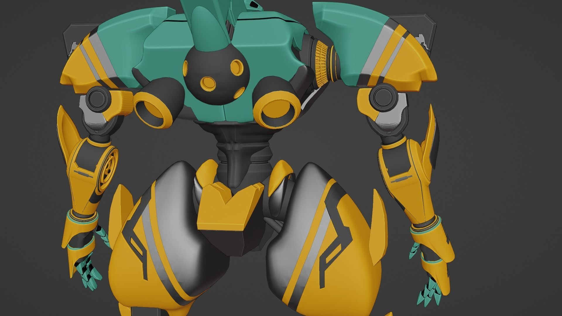 Sci-Fi robot  3D model_59